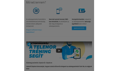 Telenor adategyeztetés így tudja megoldani ügyesen