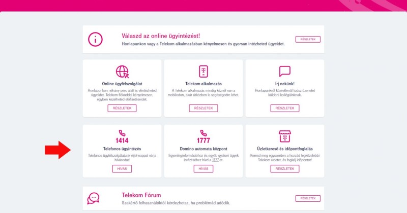 T-home ügyfélszolgálat használati tippek és mellékek listája