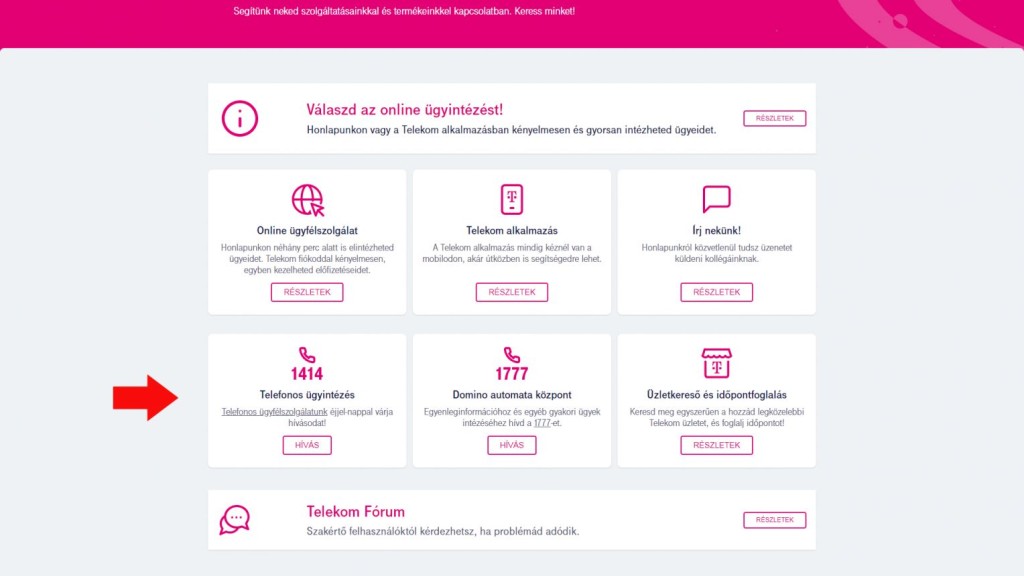 T-home ügyfélszolgálat használati tippek és mellékek listája