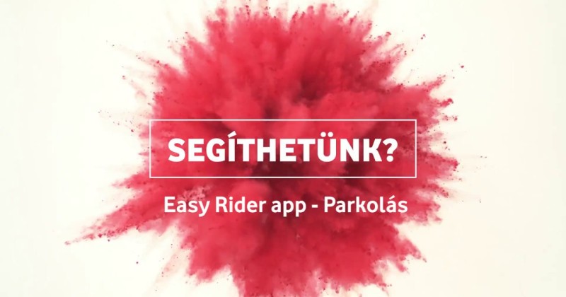 A Vodafone Easy Rider alkalmazás sokaknak segítséget nyújt parkoláskor és autópálya matrica vásárláskor