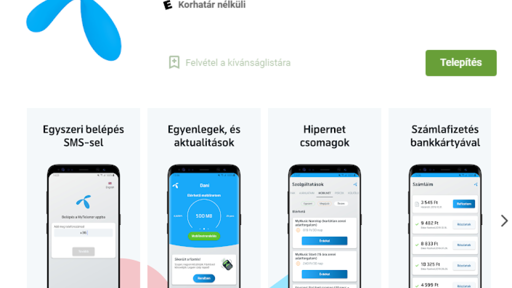 MyTelenor mobil appról itt és most mindent tudjon meg
