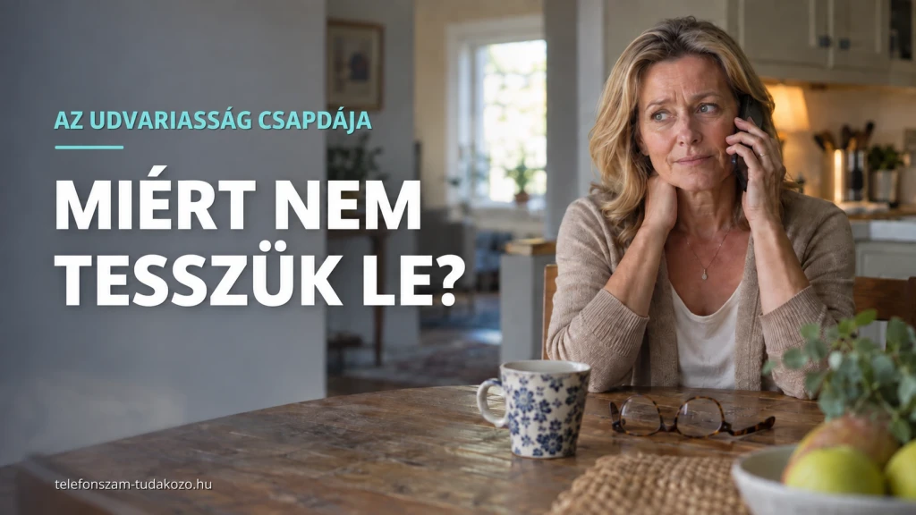 Miért nem tesszük le a telefont a csalóknak? Az udvariasság pszichológiai csapdája