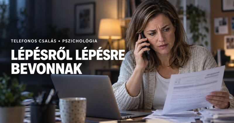 Telefonos csalás lépésről lépésre: az ártatlan kérdéstől az adat- és pénzkérésig