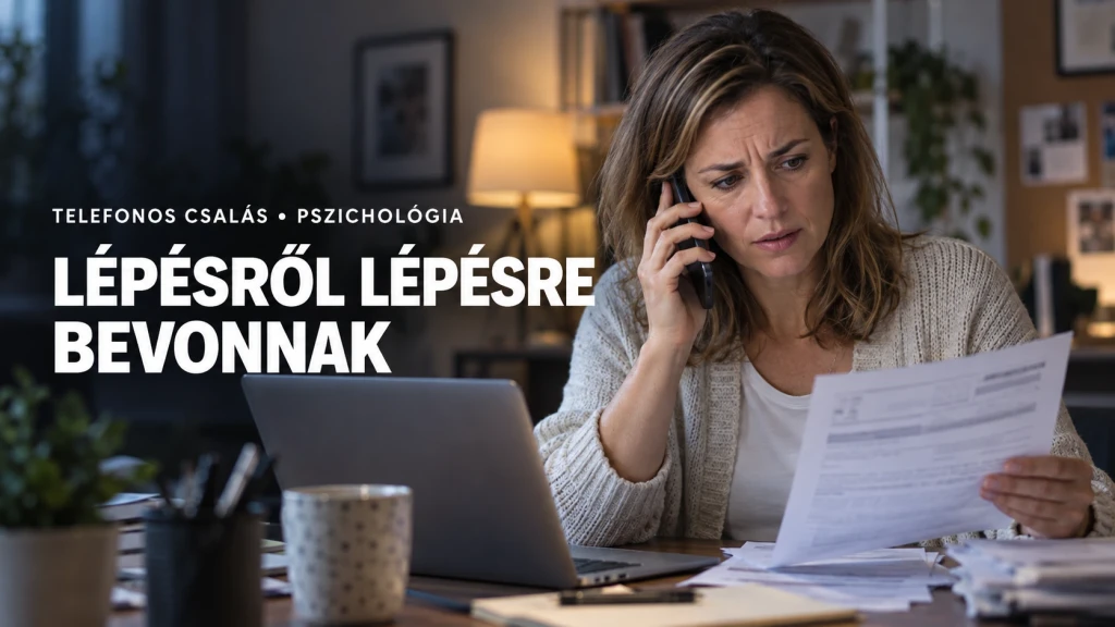 Telefonos csalás lépésről lépésre: az ártatlan kérdéstől az adat- és pénzkérésig