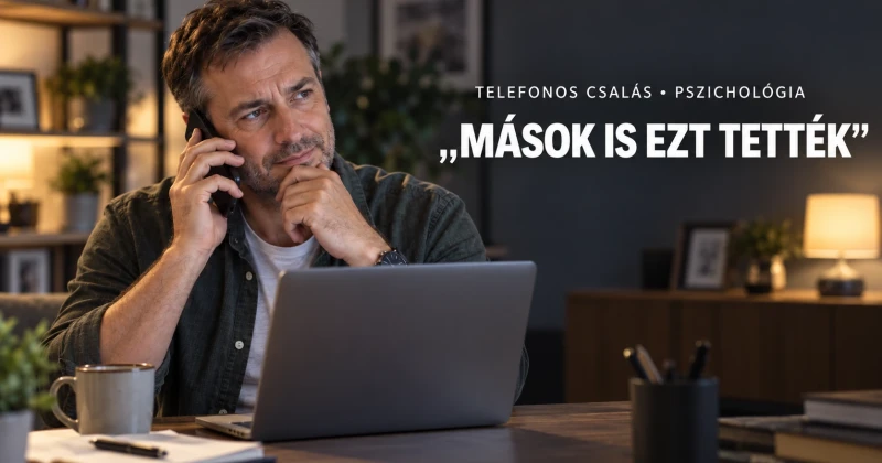 Telefonos csalók és társas bizonyíték: miért hat ránk, hogy „mások is ezt tették”?