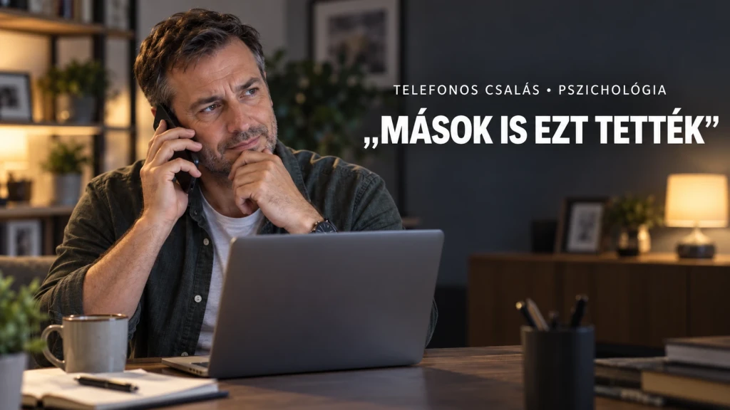 Telefonos csalók és társas bizonyíték: miért hat ránk, hogy „mások is ezt tették”?