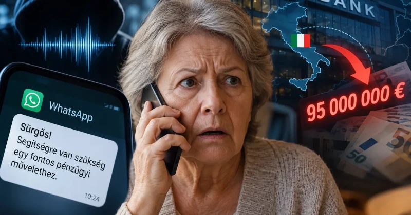 Már az ismerős hang sem biztos: 95 millió eurós AI-csalás