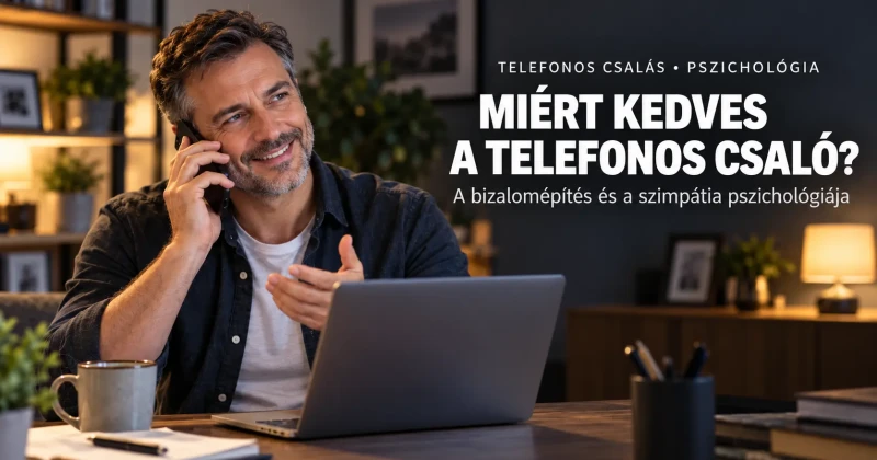 Miért kedves a telefonos csaló? A bizalomépítés és a szimpátia pszichológiája