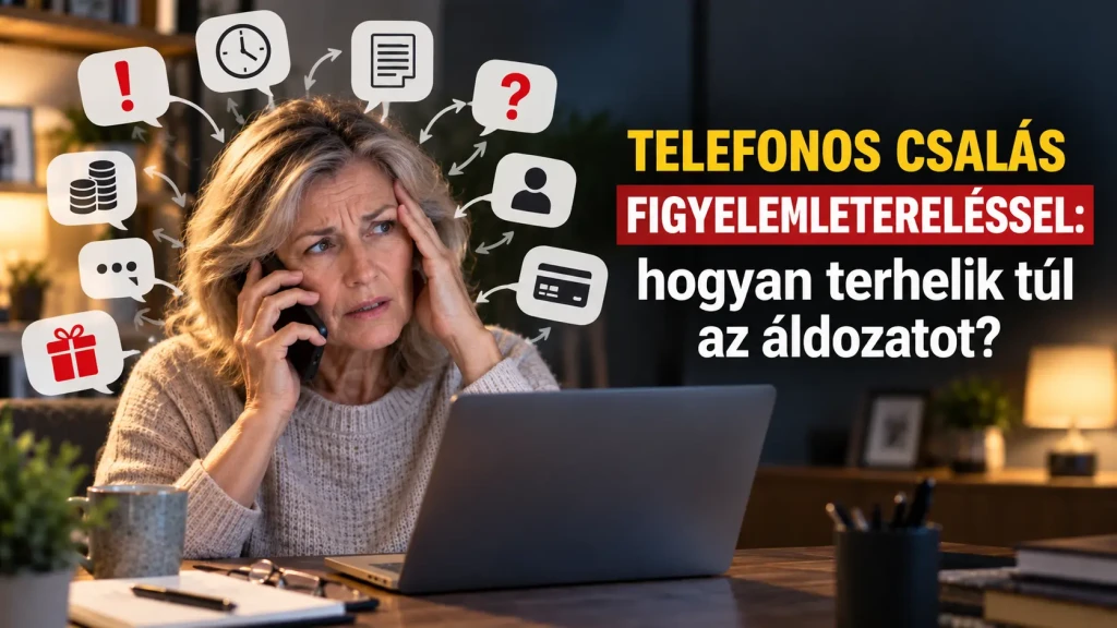 Telefonos csalás figyelemeltereléssel: hogyan terhelik túl az áldozatot?
