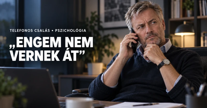 Telefonos csalás felismerése: miért veszélyes az „engem nem lehet átverni” hozzáállás?