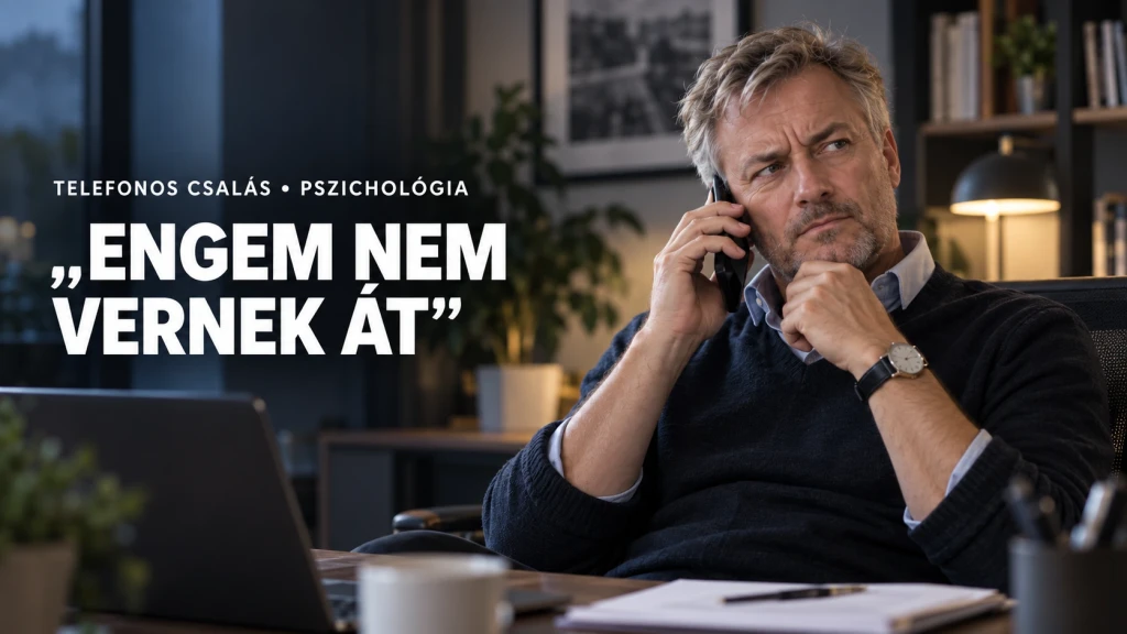 Telefonos csalás felismerése: miért veszélyes az „engem nem lehet átverni” hozzáállás?