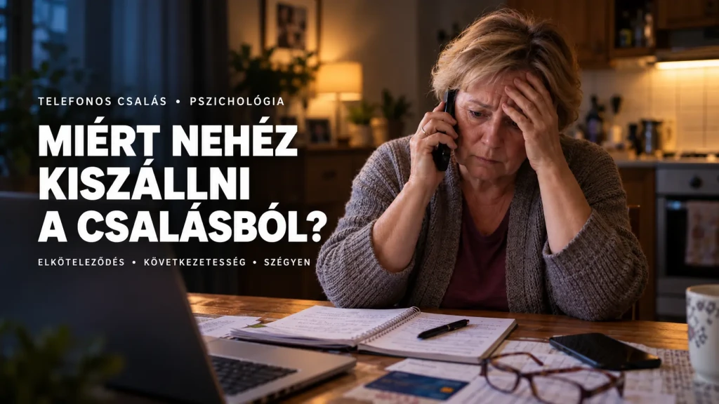 Miért nehéz kiszállni egy telefonos csalásból? Elköteleződés, következetesség és szégyen